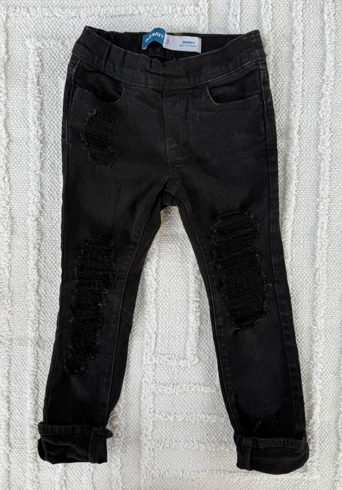 old navy skinny 6/7